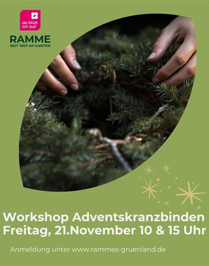 Workshop Adventskranz binden 21.11.25