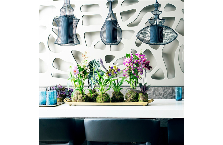 Weihnachtsdeko aus Mooskugeln Weihnachtsdeko aus Mooskugeln